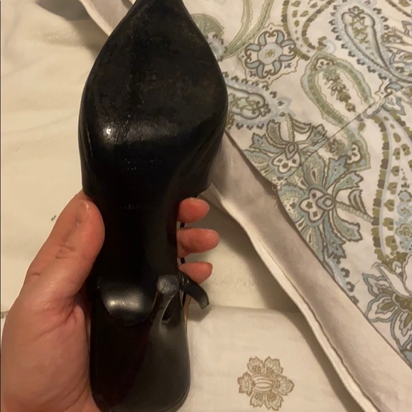 CLASSIC PRADA HEELS - BLCK W/ STRAPS IN BSCK - Picture 4 of 5